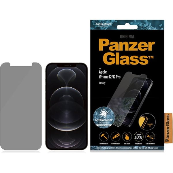 Panzerglass Standard Fit Privacy Screen Protector Clear iPhone 12 Pro Panzerglass Standard Fit Privacy Screen Protector Clear iPhone 12 Pro