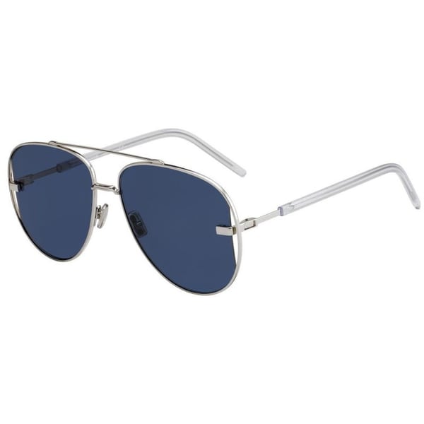 Dior Pilot Blue/Silver Sunglass For Men 716736263977