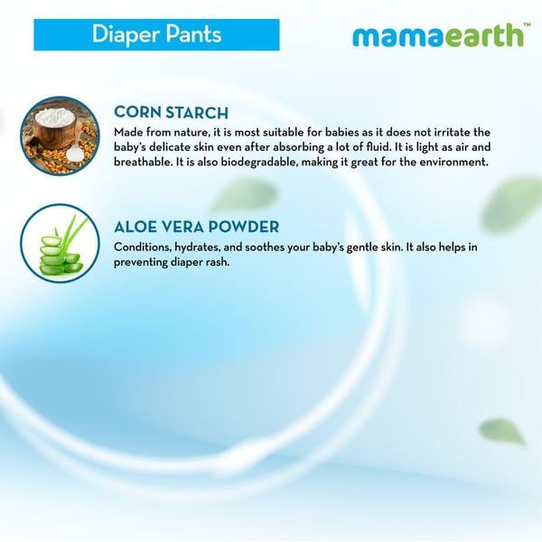 Mamaearth Combo Pack Of 3 X Plant Based Diaper Pants (size S 4-6 Kg) (30 Diapers)