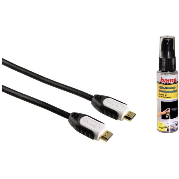Hama 56595 High Speed HDMI Cable 1.5M + LCD/Plasma Cleaning Gel Hama 56595 High Speed HDMI Cable 1.5M + LCD/Plasma Cleaning Gel