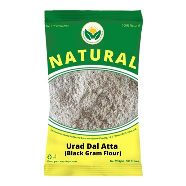 Natural Chakki Urad Dal Atta (flour) 2.5kg Natural Chakki Urad Dal Atta (flour) 2.5kg