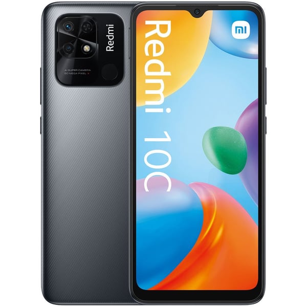 Redmi 10C 64GB Graphite Grey 4G Dual Sim Smartphone Redmi 10C 64GB Graphite Grey 4G Dual Sim Smartphone