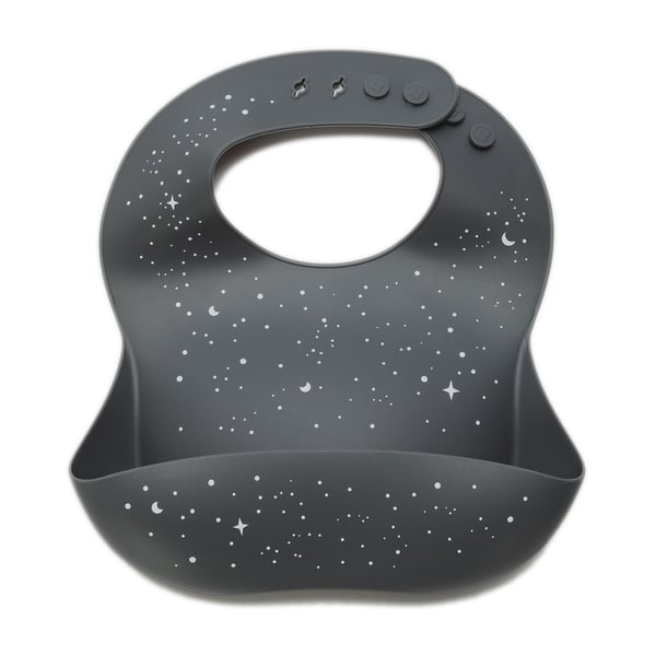 Milk It Baby Printed Bib Galaxy Grey, MI-SBGG009 100% Food Grade Silicone Bib Milk It Baby Printed Bib Galaxy Grey, MI-SBGG009 100% Food Grade Silicone Bib
