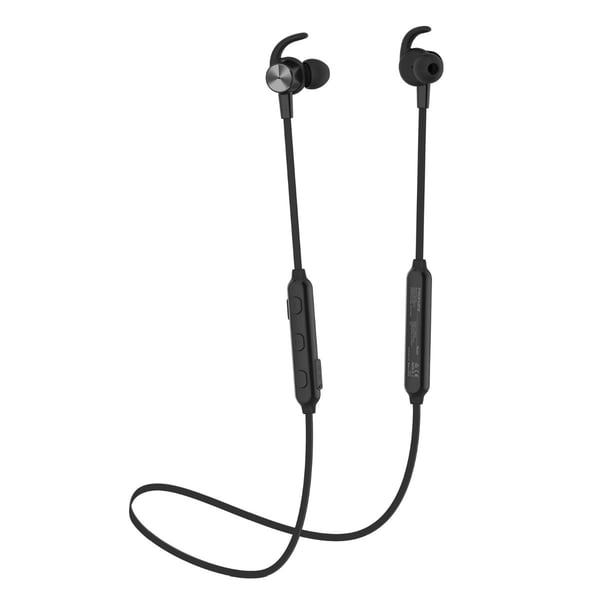 Promate Wireless Active Noise Cancelling Headphone with Mic, Multi-Point Paring,Water Resitant, Hush