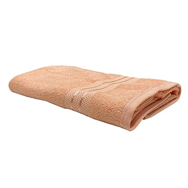 Buy Bath Towel Peach 100 Cotton Byft Daffodil Online in UAE