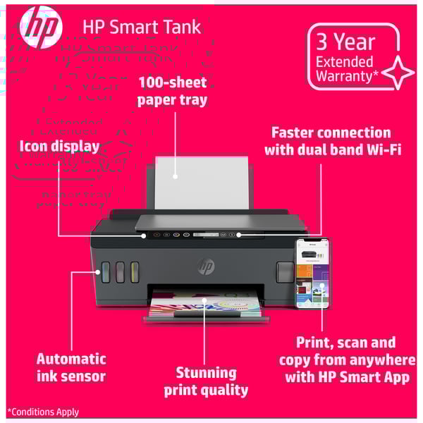 HP Smart Tank 516 Wireless All-in-One Printer (3YW70A) HP Smart Tank 516 Wireless All-in-One Printer (3YW70A)