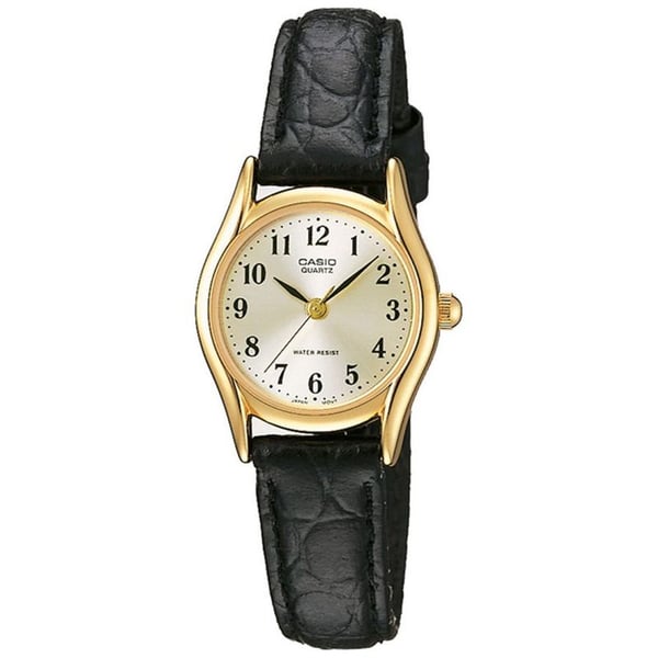 Casio Black Leather Women Watch LTP-1094Q-7B2RDF Casio Black Leather Women Watch LTP-1094Q-7B2RDF