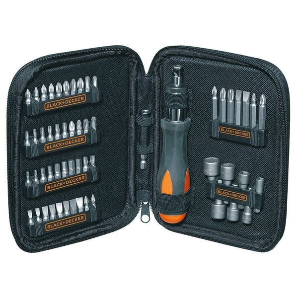 Buy Black and Decker 56pcs Ratchet Scewdriver Set Online in UAE