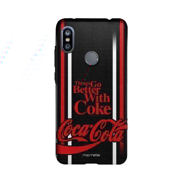Better With Coke Black - Sleek Case for Xiaomi Redmi Note 6 Pro