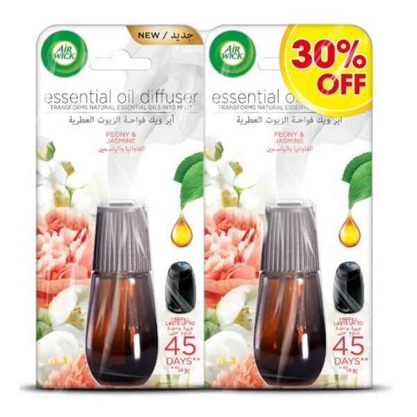 Buy Airwick Air Freshner Essential Oil Diffuser Refill Peony & Jasmine