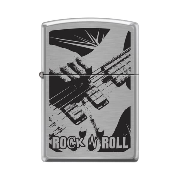 Zippo Cl008156 200 Rock And Roll Planeta Chrome Windproof Lighter Zippo Cl008156 200 Rock And Roll Planeta Chrome Windproof Lighter