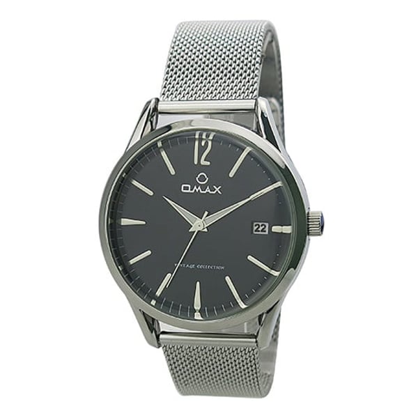 Omax Vintage Collection Silver Mesh Analog Watch For Unisex VC06P26I