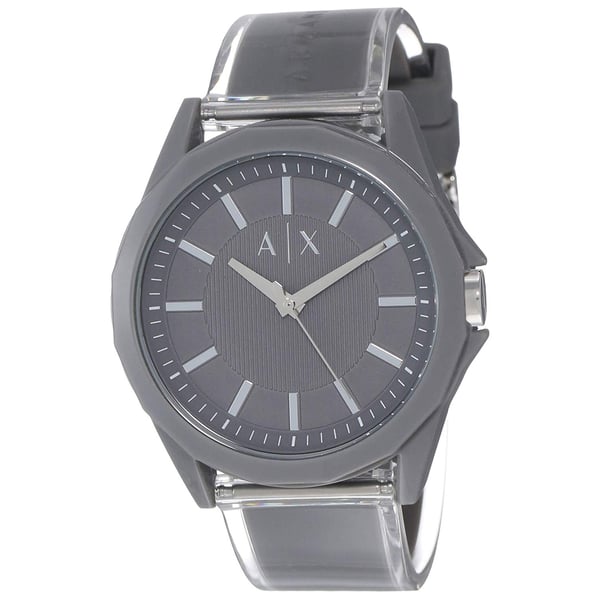 Armani Exchange Drexler Grey Silicon Men Watch AX2633