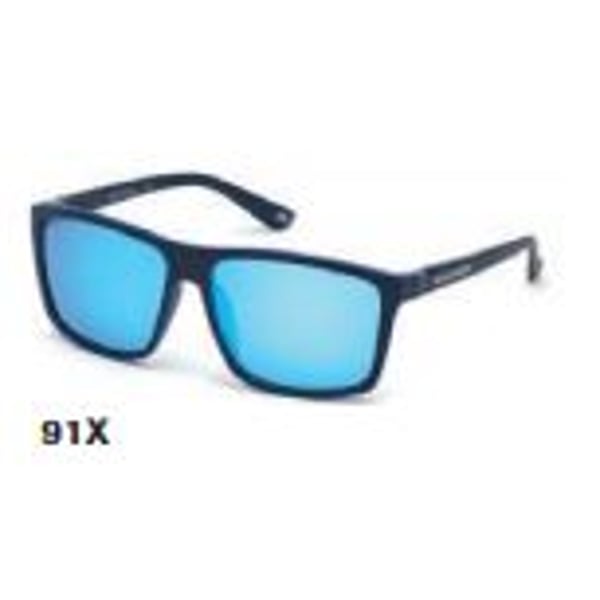 Skechers Blue Plastic Non-Polarized Men Sunglasses SE604691X58