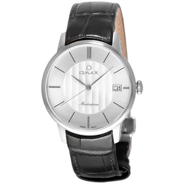 Omax Masterpiece Collection Black Leather Analog Watch For Men MG33P62I Omax Masterpiece Collection Black Leather Analog Watch For Men MG33P62I