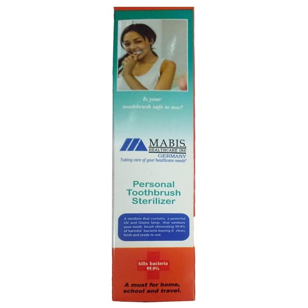 Mabis Personal Toothbrush Sterilizer 525931 Mabis Personal Toothbrush Sterilizer 525931