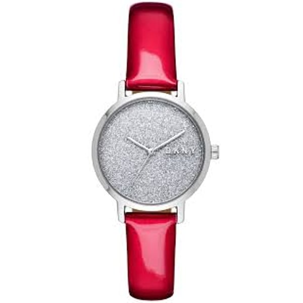 DKNY Modernist Red Leather Women Watch NY2776