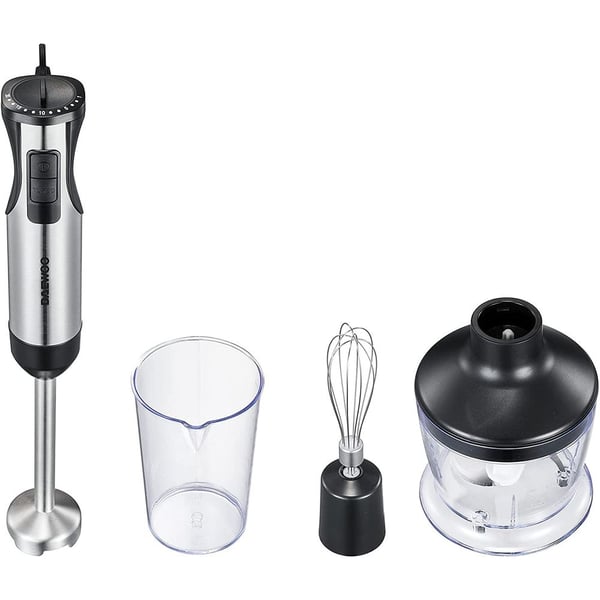 Daewoo 4 In 1 Stainless Steel Hand Blender With Chopper DHB2340