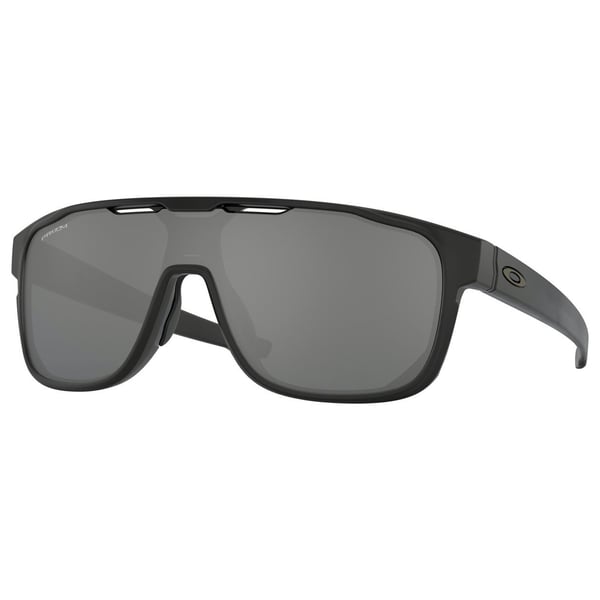 Oakley Crossrange Shield Matte Black Plastic Men Sunglasses OO9387-11