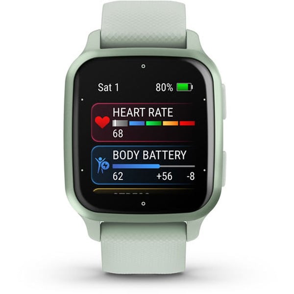 Garmin 010-02701-12 Venu Sq 2 Smart Watch Metallic Mint Aluminium/Cool Mint Garmin 010-02701-12 Venu Sq 2 Smart Watch Metallic Mint Aluminium/Cool Mint