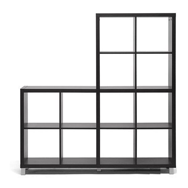 Modern Cube Shelving Unit in Brown Color Modern Cube Shelving Unit in Brown Color