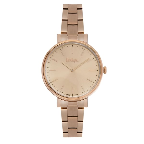 Buy Lee Cooper Rose Gold Metal Women Watch LC06895.410 Online in