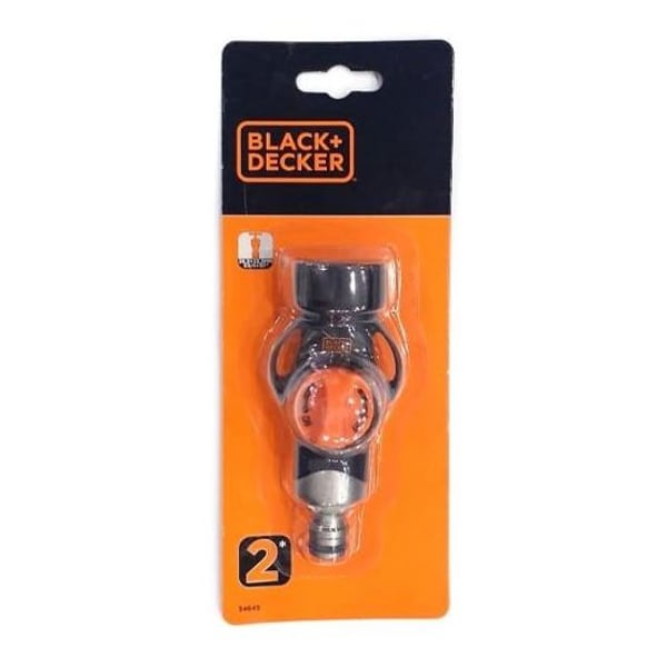 Black and Decker 1 Way Aluminium Tap Adaptor