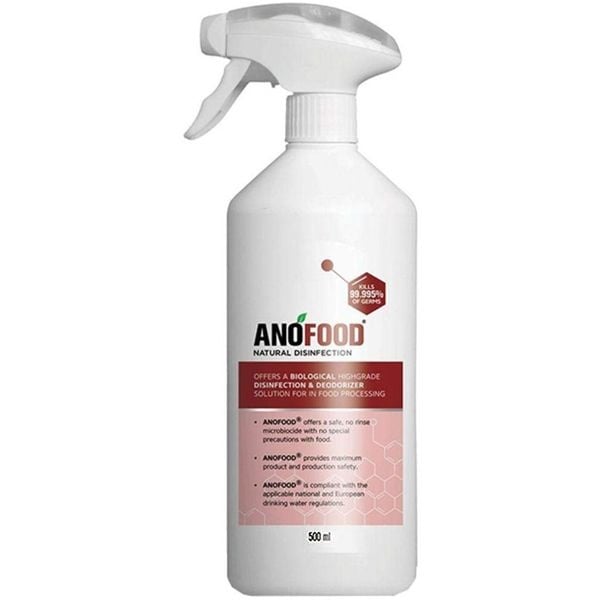 Anofood Natural Food Safe Disinfectant 500 ml (Pack of 1pc)