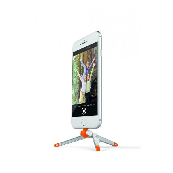Kenu Stance Compact Tripod for iPhone Silver/Orange
