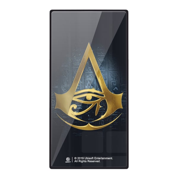 Assassin's Creed Origin Logo 5000 mAh Reflective Power Bank 14 x 7 x 1.1centimeter Black/Gold 514-1457 Assassin's Creed Origin Logo 5000 mAh Reflective Power Bank 14 x 7 x 1.1centimeter Black/Gold 514-1457