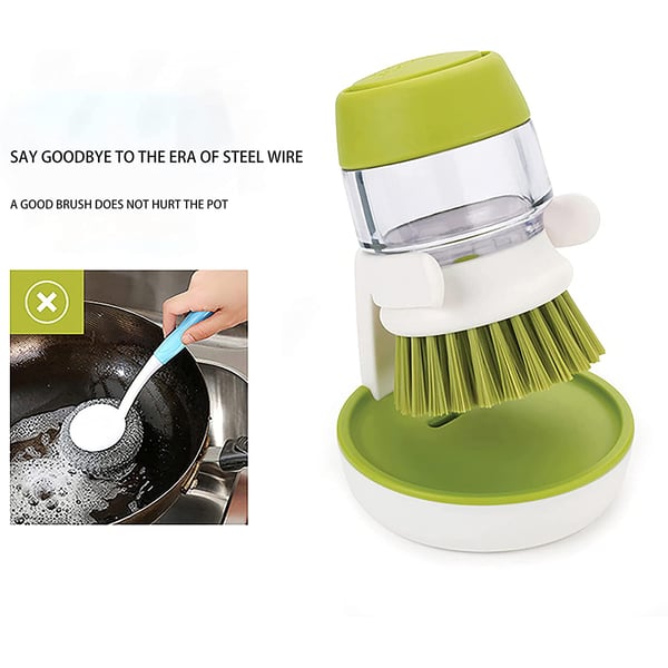 Buy Lavish Dish Brush With Soap Dispenser, Soap Dispensing Palm Brush