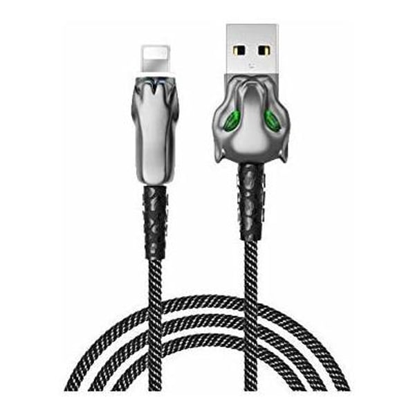 WIWU Leopard Series USB Lightning Cable 1m Black WIWU Leopard Series USB Lightning Cable 1m Black