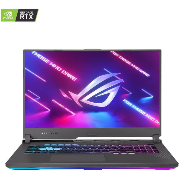 ASUS ROG Strix G17 (2022) Gaming Laptop - AMD Ryzen 9-6900HX / 17.3inch WQHD / 16GB RAM / 1TB SSD / 8GB NVIDIA GeForce RTX 3070 Ti Graphics / Windows 11 Home / English & Arabic Keyboard / Grey / Middle East Version - [G713RW-LL107W]