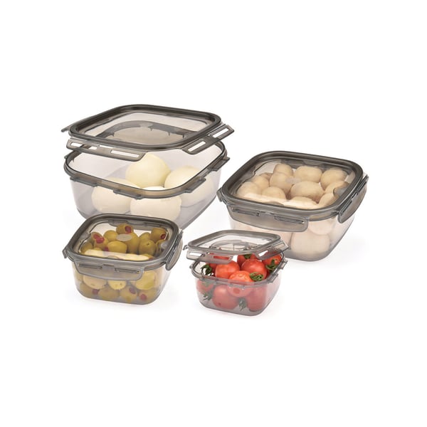 TRANSPARENT SMOKED LOCK & FIT SQUARE BOX 4 PCS SET (0.4 LT. + 0.7 LT. + 1.3 LT. + 2.4 LT.) TRANSPARENT SMOKED LOCK & FIT SQUARE BOX 4 PCS SET (0.4 LT. + 0.7 LT. + 1.3 LT. + 2.4 LT.)