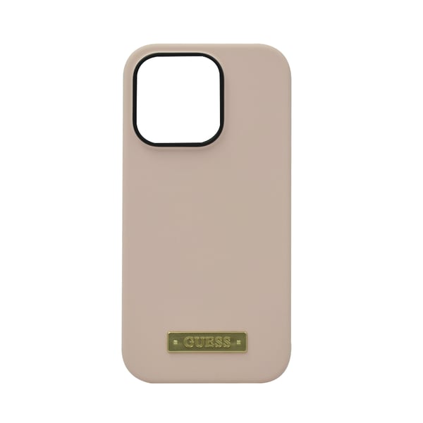 Guess Magsafe Liquid Silicone Logo Hard Case For Iphone 14 Pro Plate Pink Guess Magsafe Liquid Silicone Logo Hard Case For Iphone 14 Pro Plate Pink
