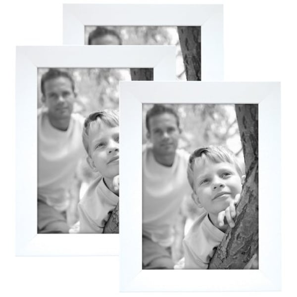 Mcs 4X6 Inch Flat-Top Frame 3-Pack, White (46700) Mcs 4X6 Inch Flat-Top Frame 3-Pack, White (46700)