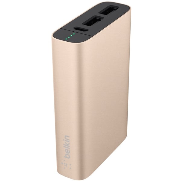 Belkin F8M989BTGLD Mixit Metallic Power Pack 6600mAh Gold Belkin F8M989BTGLD Mixit Metallic Power Pack 6600mAh Gold