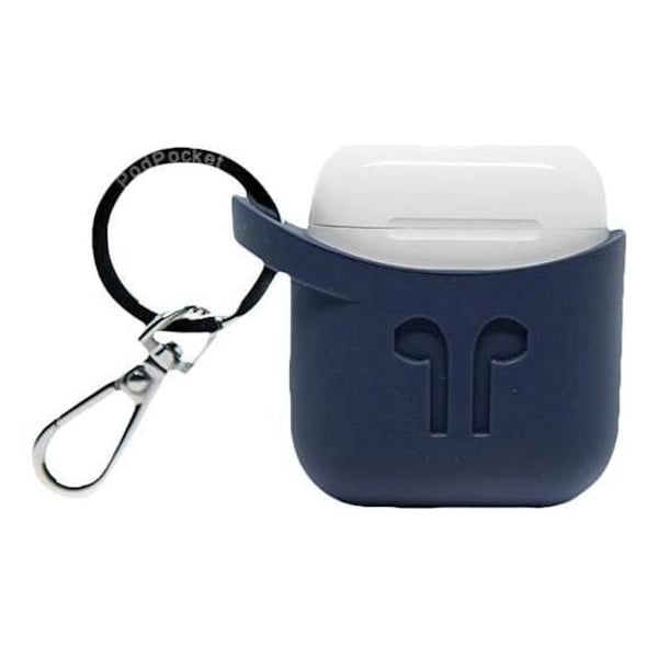 Podpocket Silicone Case Dark Blue For Apple Airpod Podpocket Silicone Case Dark Blue For Apple Airpod