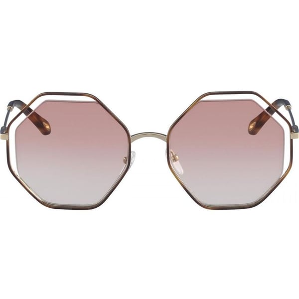 Chloe octagon Gold Sunglasses For Women CE132S-211-58 Chloe octagon Gold Sunglasses For Women CE132S-211-58