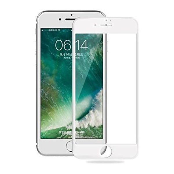 Myscreen Edge 3D Screen Protector White For Apple iPhone 7/8 Plus - DIAMONDGLASS
