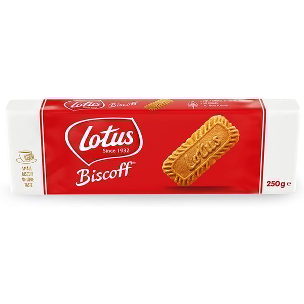 Lotus Biscoff Original Caramelized Biscuits 250g Lotus Biscoff Original Caramelized Biscuits 250g