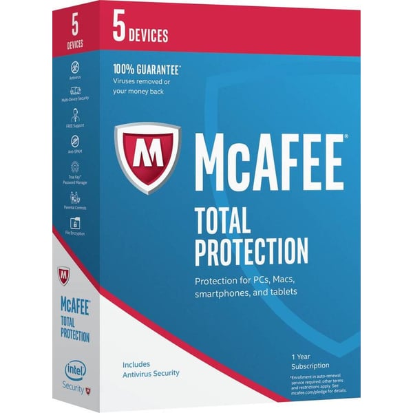 McAfee Total Protection 2017 Software 10 Devices