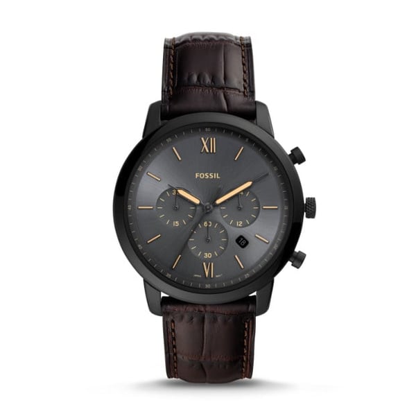 Fossil FS5579 Contemporary Analog Leather Watch For Men