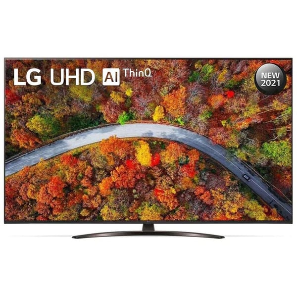 LG UHD TV Smart Television 55 Inch UP81 Series Cinema Screen Design 4K Active HDR webOS Smart with ThinQ AI