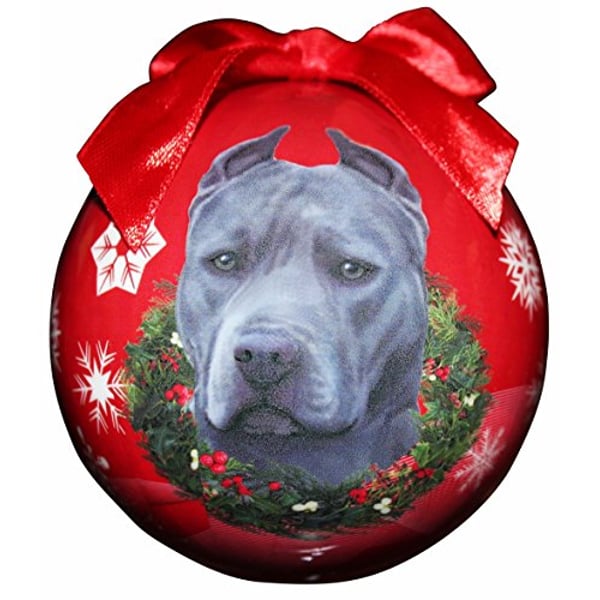 Pit Bull Christmas Ornaments