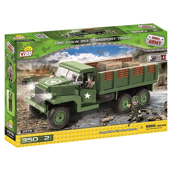 Cobi 350pcs Small Army GMC CCKW 353 Transport