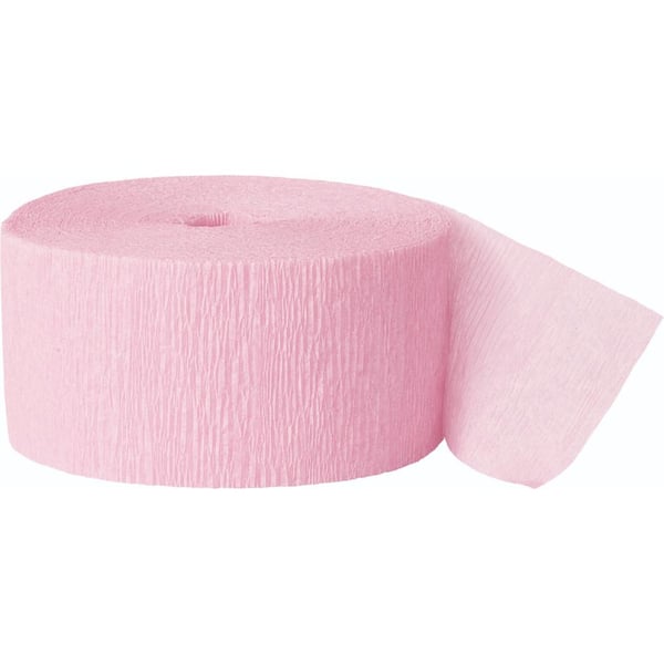 Unique- Creape Streamer Pastel Pink 972 In