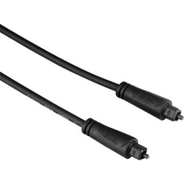 Hama 122251 Audio Optical Fibre Cable ODT Plug Toslink 1.5M