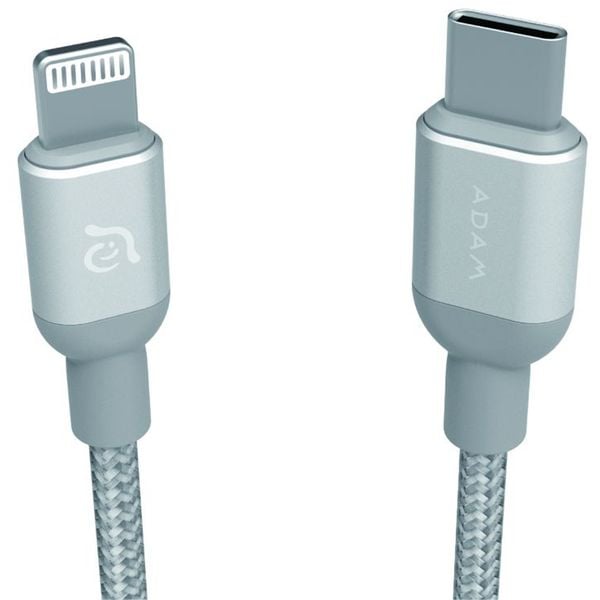 Adam Elements USB Type-C To Lightning Cable 1.2m Silver