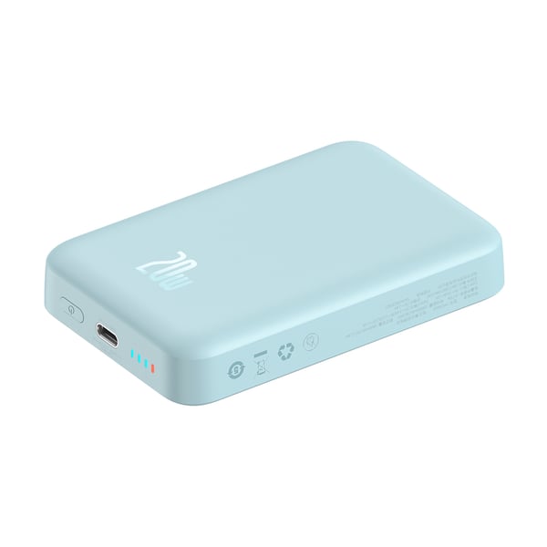 Baseus Magnetic Mini Wireless Fast Charge Power Bank 10000mAh 20W Portable Charger Blue Baseus Magnetic Mini Wireless Fast Charge Power Bank 10000mAh 20W Portable Charger Blue